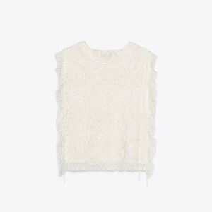 Zara Zw Collection Printed Top
